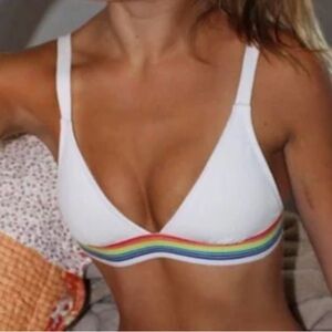 Rainbow bra